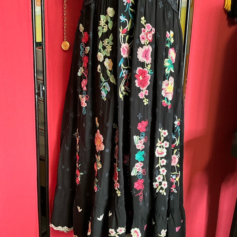 NWT$480 Johnny Was Ezra Embroidered Dress Slip - Picture 3 of 14